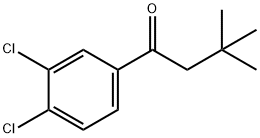 3',4'-DICHLORO-3,3-DIMETHYLBUTYROPHENONE Structure