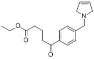 ETHYL 5-OXO-5-[4-(3-PYRROLINOMETHYL)PHENYL]VALERATE 구조식 이미지