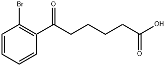 6-(2-BROMOPHENYL)-6-OXOHEXANOIC ACID Structure
