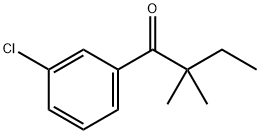 3'-CHLORO-2,2-DIMETHYLBUTYROPHENONE 구조식 이미지