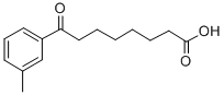 8-(3-METHYLPHENYL)-8-OXOOCTANOIC ACID 구조식 이미지