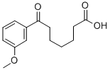 7-(3-METHOXYPHENYL)-7-OXOHEPTANOIC ACID 구조식 이미지