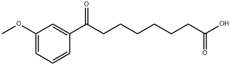 8-(3-METHOXYPHENYL)-8-OXOOCTANOIC ACID 구조식 이미지