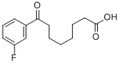 8-(3-FLUOROPHENYL)-8-OXOOCTANOIC ACID Structure