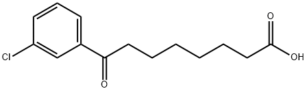 8-(3-CHLOROPHENYL)-8-OXOOCTANOIC ACID Structure