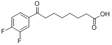 8-(3,4-DIFLUOROPHENYL)-8-OXOOCTANOIC ACID Structure