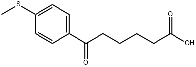 6-OXO-6-(4-METHYLTHIOPHENYL)HEXANOIC ACID Structure