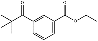 3'-CARBOETHOXY-2,2-DIMETHYLPROPIOPHENONE Structure