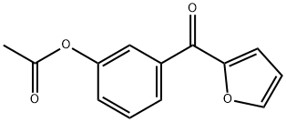 2-(3-ACETOXYBENZOYL) FURAN 구조식 이미지