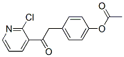 4-ACETOXYBENZYL 2-CHLORO-3-PYRIDYL KETONE Structure