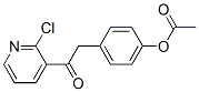 4-ACETOXYBENZYL 2-CHLORO-3-PYRIDYL KETONE 구조식 이미지