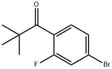 4'-BROMO-2,2-DIMETHYL-2'-FLUOROPROPIOPHENONE Structure