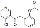 2-ACETOXYBENZYL 4-CHLORO-3-PYRIDYL KETONE Structure