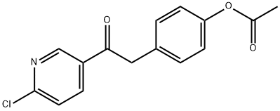 4-ACETOXYBENZYL 6-CHLORO-3-PYRIDYL KETONE Structure