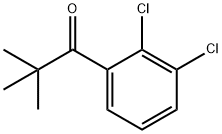 2',3'-DICHLORO-2,2-DIMETHYLPROPIOPHENONE Structure