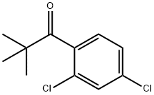 2',4'-DICHLORO-2,2-DIMETHYLPROPIOPHENONE Structure