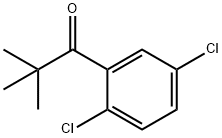 2',5'-DICHLORO-2,2-DIMETHYLPROPIOPHENONE Structure