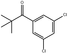 3',5'-DICHLORO-2,2-DIMETHYLPROPIOPHENONE 구조식 이미지