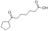 7-CYCLOPENTYL-7-OXOHEPTANOIC ACID Structure