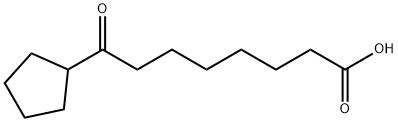 8-CYCLOPENTYL-8-OXOOCTANOIC ACID Structure