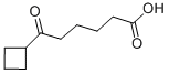 6-CYCLOBUTYL-6-OXOHEXANOIC ACID 구조식 이미지