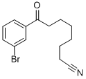 8-(3-BROMOPHENYL)-8-OXOOCTANENITRILE Structure