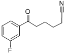 6-(3-FLUOROPHENYL)-6-OXOHEXANENITRILE 구조식 이미지