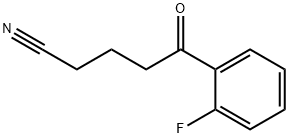 5-(2-FLUOROPHENYL)-5-OXOVALERONITRILE Structure