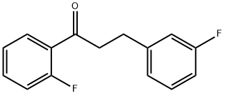 2'-FLUORO-3-(3-FLUOROPHENYL)PROPIOPHENONE Structure