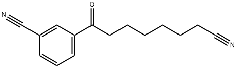 8-(3-CYANOPHENYL)-8-OXOOCTANENITRILE Structure