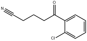 5-(2-CHLOROPHENYL)-5-OXOVALERONITRILE Structure