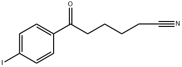 6-(4-IODOPHENYL)-6-OXOHEXANENITRILE 구조식 이미지