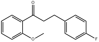 3-(4-FLUOROPHENYL)-2'-METHOXYPROPIOPHENONE Structure