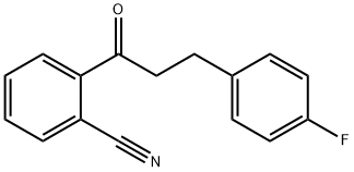 2'-CYANO-3-(4-FLUOROPHENYL)PROPIOPHENONE 구조식 이미지