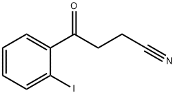 4-(2-IODOPHENYL)-4-OXOBUTYRONITRILE Structure