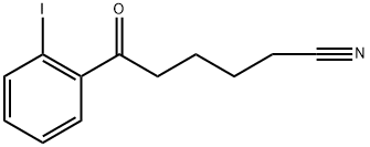 6-(2-IODOPHENYL)-6-OXOHEXANENITRILE 구조식 이미지