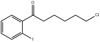 6-CHLORO-1-(2-IODOPHENYL)-1-OXOHEXANE 구조식 이미지