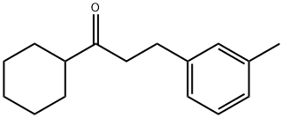 CYCLOHEXYL 2-(3-METHYLPHENYL)ETHYL KETONE Structure