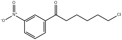 6-CHLORO-1-(3-NITROPHENYL)-1-OXOHEXANE Structure