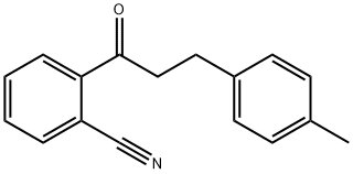 2'-CYANO-3-(4-METHYLPHENYL)PROPIOPHENONE Structure