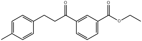 3'-CARBOETHOXY-3-(4-METHYLPHENYL)PROPIOPHENONE Structure