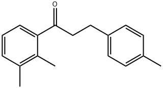 2',3'-DIMETHYL-3-(4-METHYLPHENYL)PROPIOPHENONE Structure