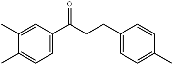 3',4'-DIMETHYL-3-(4-METHYLPHENYL)PROPIOPHENONE 구조식 이미지