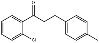 2'-CHLORO-3-(4-METHYLPHENYL)PROPIOPHENONE 구조식 이미지