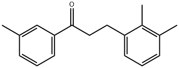 3-(2,3-DIMETHYLPHENYL)-3'-METHYLPROPIOPHENONE 구조식 이미지