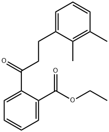 2'-CARBOETHOXY-3-(2,3-DIMETHYLPHENYL)PROPIOPHENONE 구조식 이미지