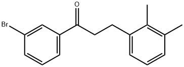 3'-BROMO-3-(2,3-DIMETHYLPHENYL)PROPIOPHENONE 구조식 이미지