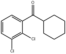 CYCLOHEXYL 2,3-DICHLOROPHENYL KETONE 구조식 이미지