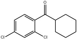 CYCLOHEXYL 2,4-DICHLOROPHENYL KETONE Structure