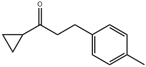 CYCLOPROPYL 2-(4-METHYLPHENYL)ETHYL KETONE 구조식 이미지